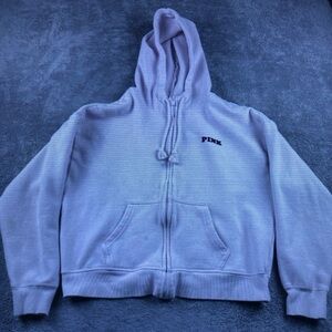 PINK Victoria's Secret Lavender Zip-Up Hoodie